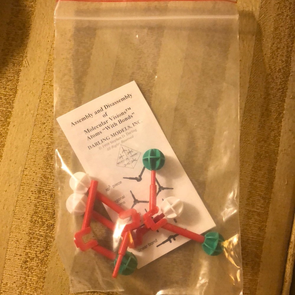 Molecular Visions Atoms with Bombs with Guide & Models Brochure